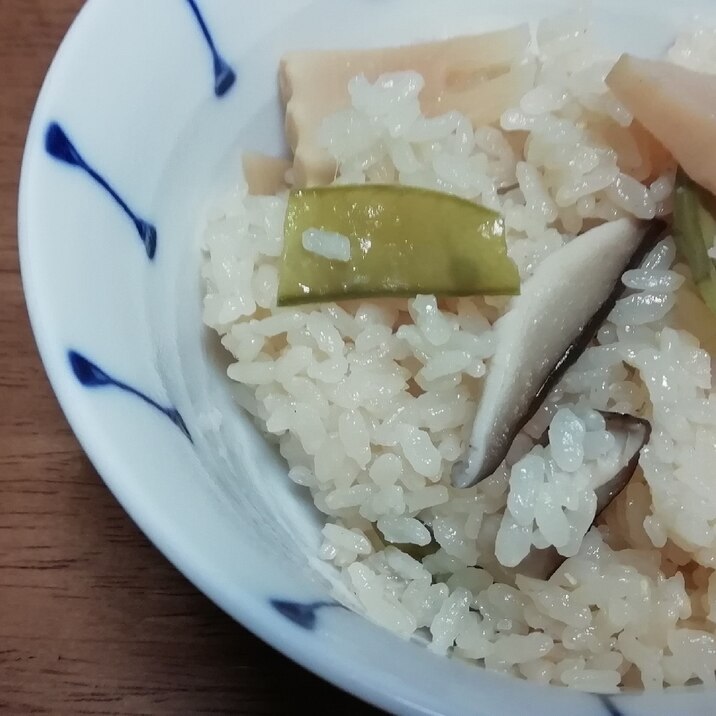 簡単おいしいたけのこご飯